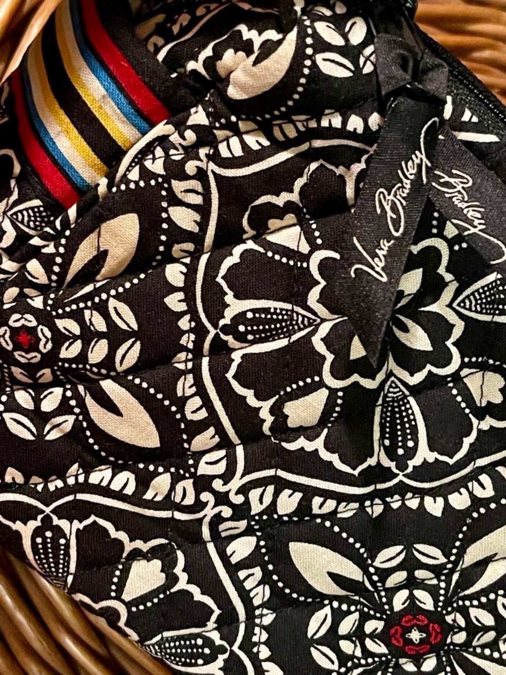 Vera Bradley Shoulder Bag,  "Barcelona" Pattern - Picture 5 of 6